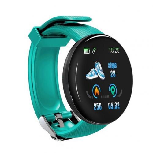 D18 Smart Horloge Hartslag Horloge Smart Polsband Sport Bloeddruk Smartwatch Smart Band Waterdichte Smartwatch Android Y68: green