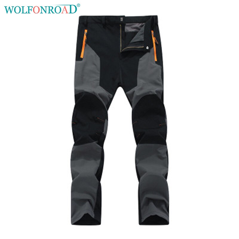 Wolfonroad heren snel drogende broek elasticiteit waterdicht winddicht sportbroek wandelen kamperen broek lente heren broek l-qzkys -001
