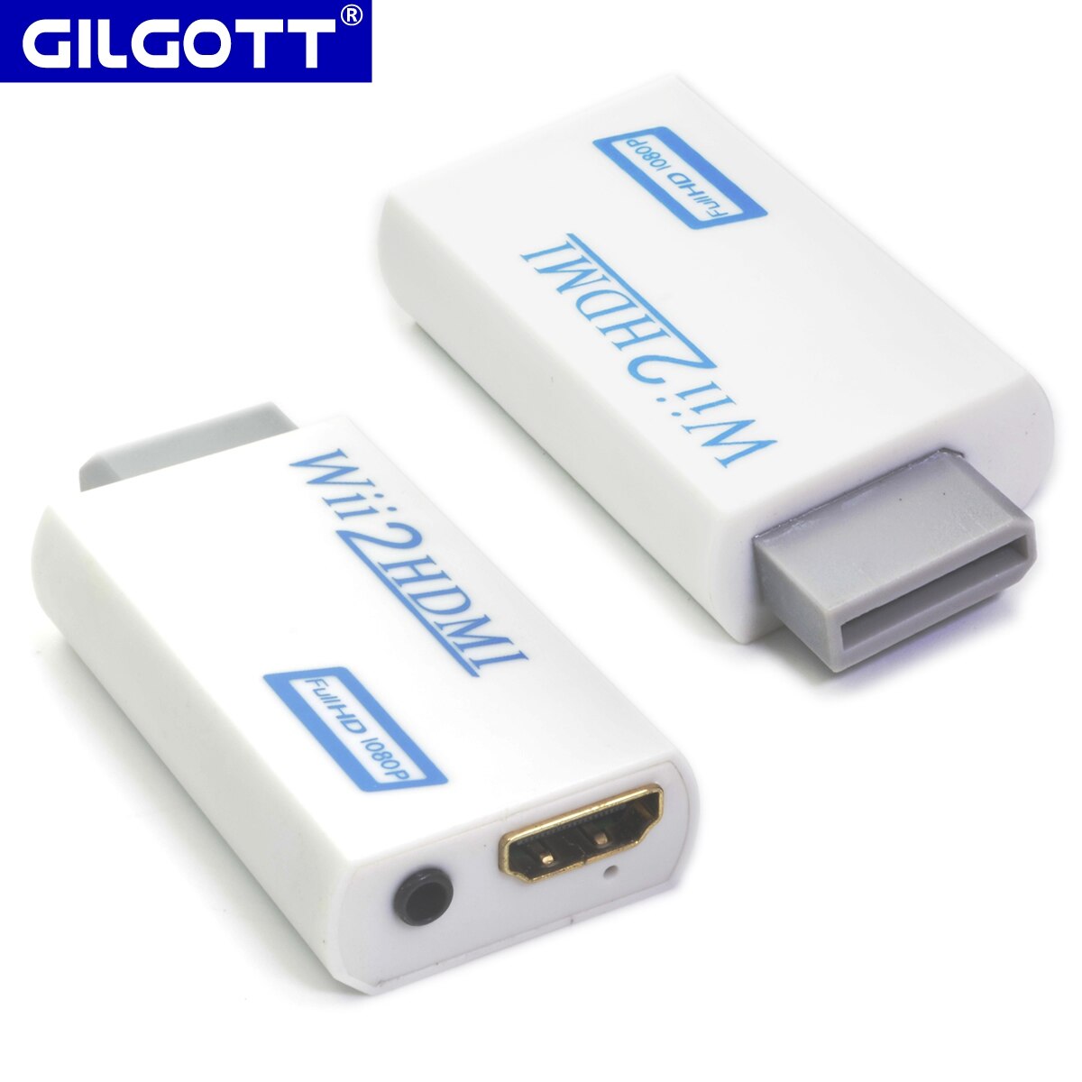 Full HD 1080P Wii to HDMI Converter Adapter Wii2HDMI Converter 3.5mm Audio for PC HDTV Monitor Display