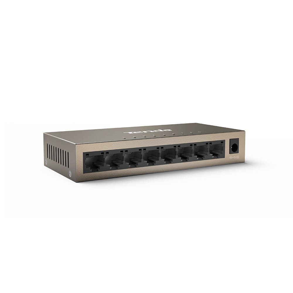 8-Port Full Gigabit Desktop Ethernet Switch TEG1008M Kmo/Security Monitoring Muur Opknoping Ijzer Shell Plug En Play