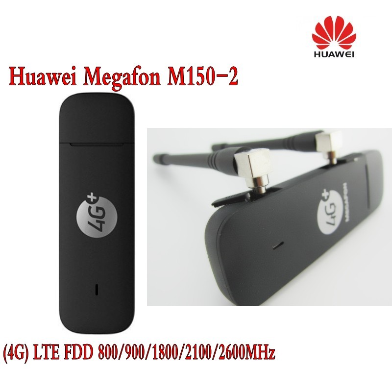 Unlocked Huawei E3372 M150-2 150 Mbps 4G FDD 800/900/1800/2100/2600 MHz USB draadloze Modem 3G Mobiele Breedband PK E3276s-150