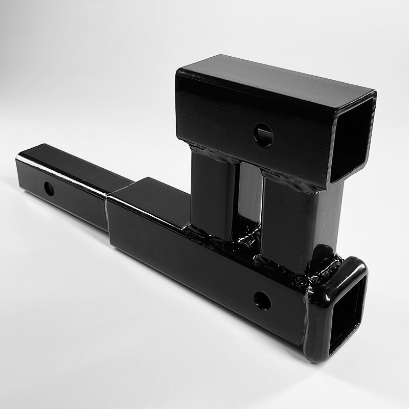 CVP 2" Dual Truck Trailer Hitch Receiver Rise Adapter Extender Double Extension RV Parts Van Camper Accessories Caravan