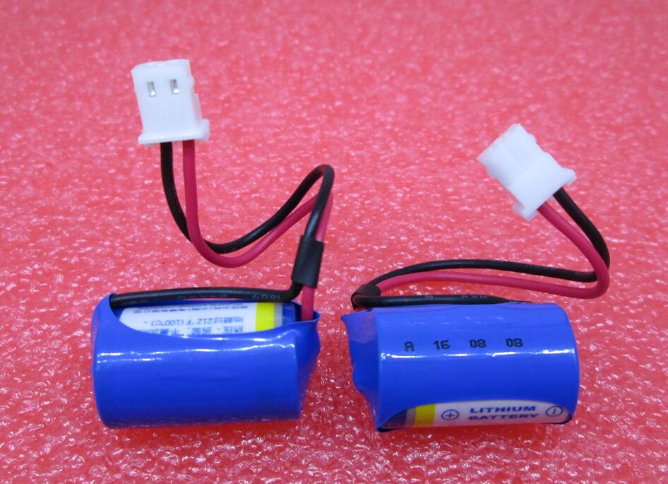 lithium battery ER14250 lithium battery 14250 1/2AA 3.6V PLC CNC Industrial Li-ion battery batterise with plug