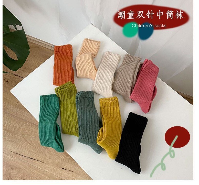 frühling Rippen Baby Socken Neue betroffen Weichen Neugeborenen Kleinkind Kleinkind freundlicher Mädchen Jungen nicht Unterhose Socken 1-3 jahr
