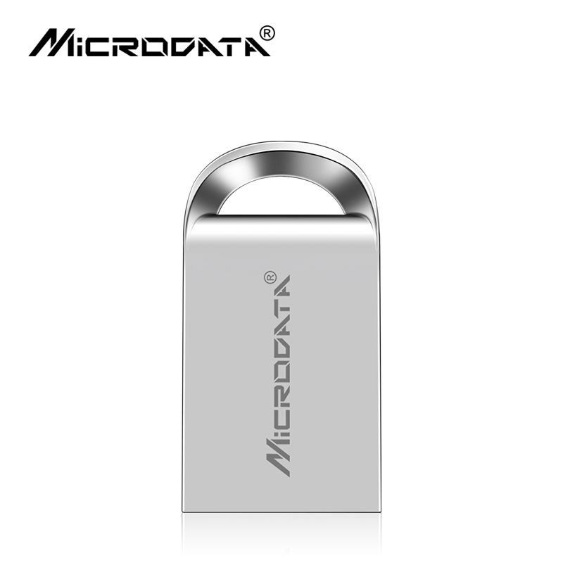 Mini Usb Flash Drive Pendrive 4GB 8GB 16GB 32GB 64GB 128GB Pen Drive Waterproof Metal U Disk Memoria Usb Cle Memory Usb Stick: Silver / 4GB