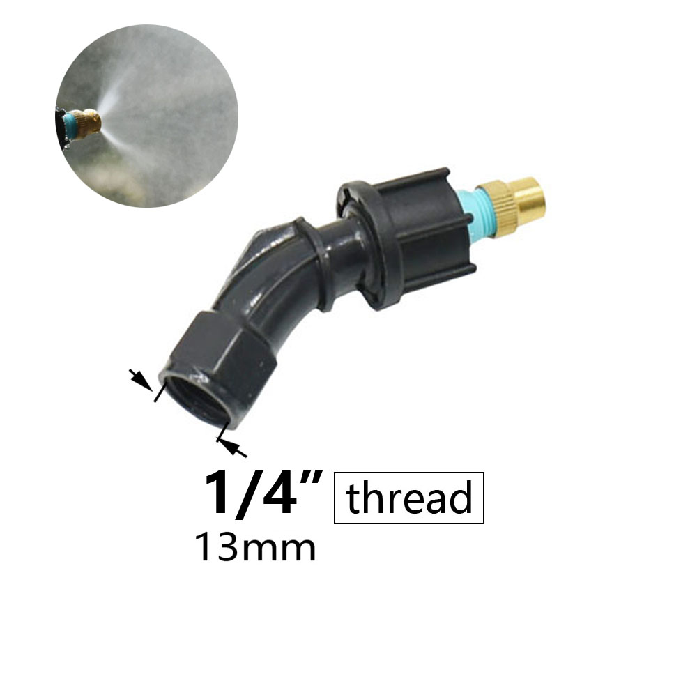 Agricultural Copper Atomizing Sprayer Nozzle Single/Double/Three Nozzle Head Garden Lawn Irrigation Pesticide Spraying Sprinkler: Burgundy