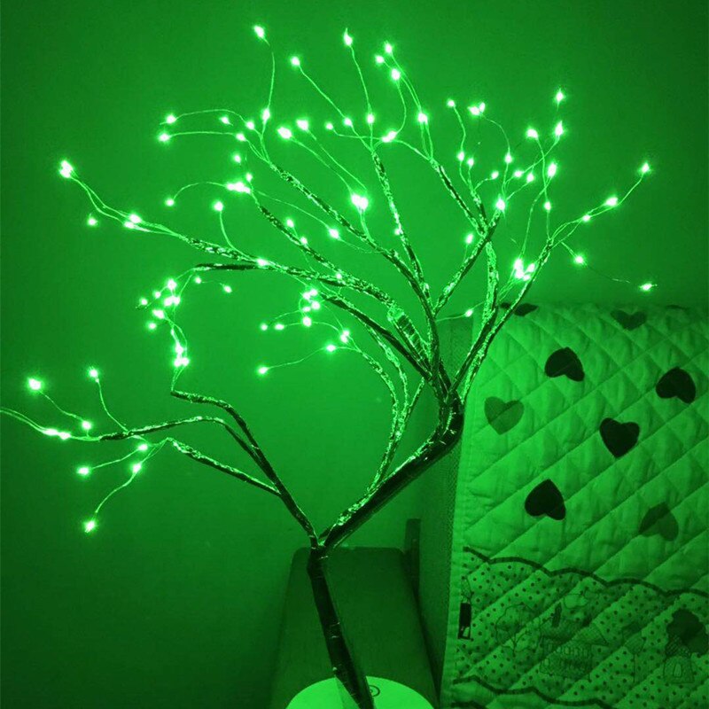 THE FAIRY LIGHT SPIRIT TREE SPARKLY TREES LED Night Light Mini Christmas Tree Copper Wire Garland Lamp Fairy Lights Lamp: 07