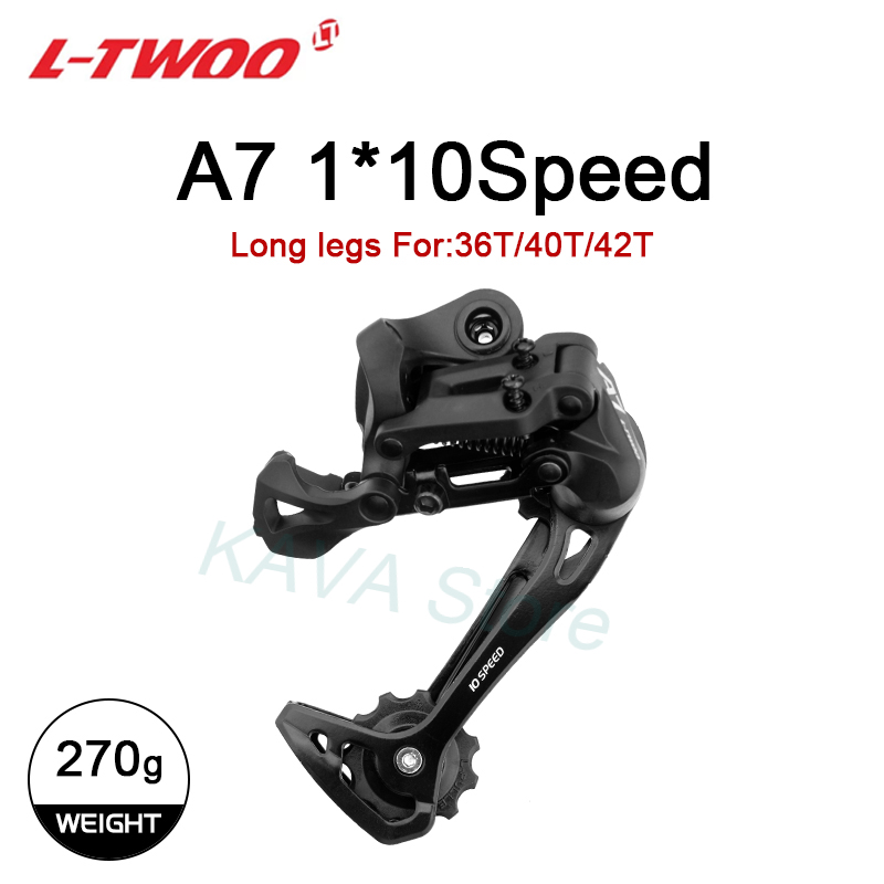 LTWOO MTB Bike Rear Derailleurs A7 10-speed Bicycle Trigger 10V Shifter Derailleurs Display for SRAM SHIMANO: 10S A7 RD(Max 42T)