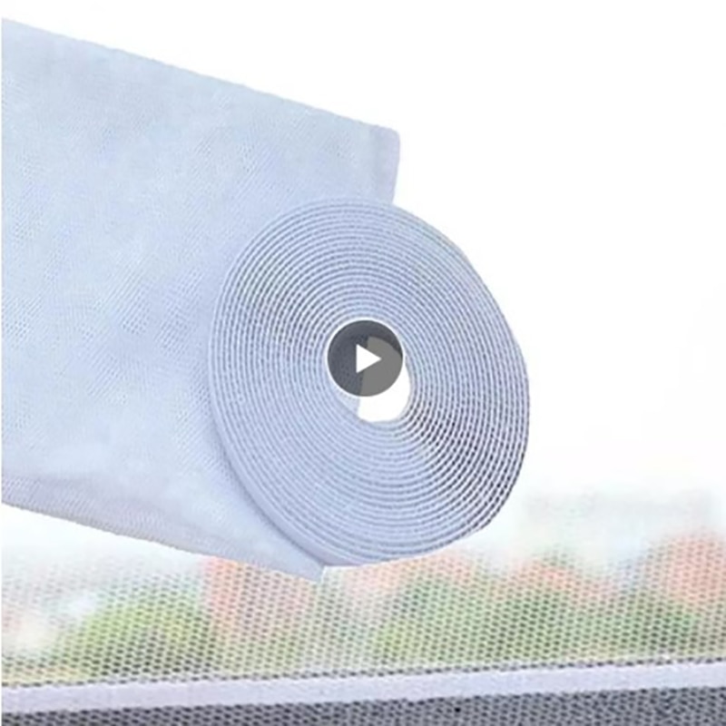 Insect Window Net Window Screen Mesh DIY Mosquito Screen Anti-mosquito Nets Self-adhesive Handmade Supply Household Accessories
