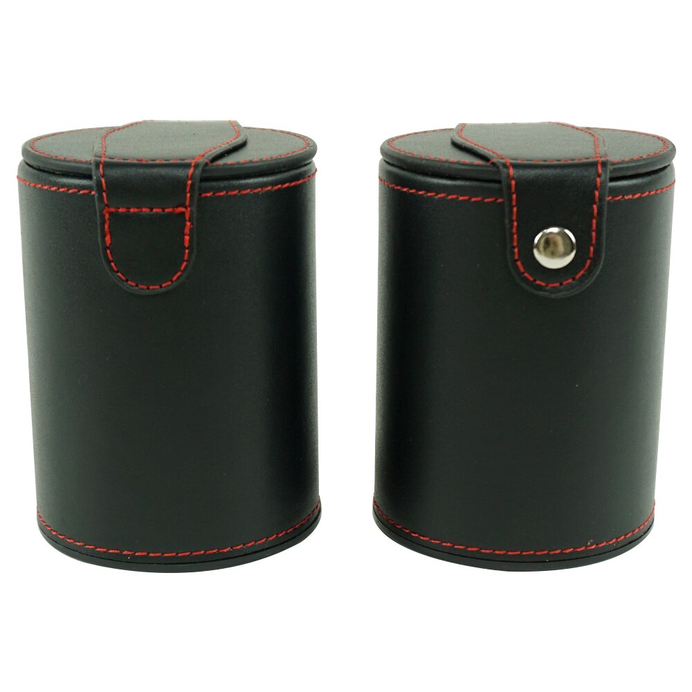 Manufacturer Custom Black Dice Cup With Red Casino Dice Cups in The Lid