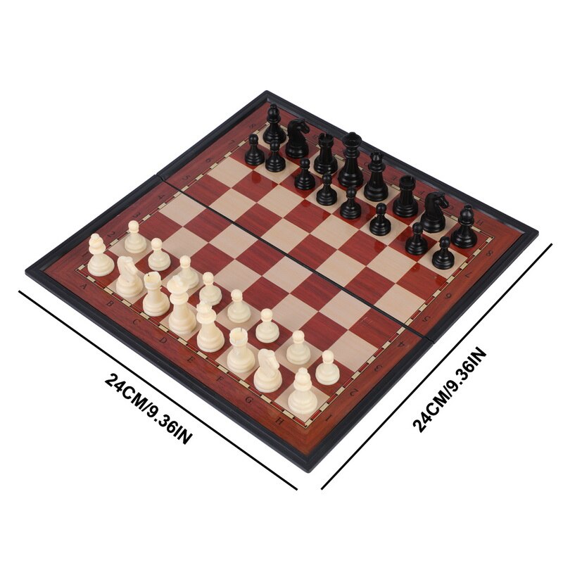 Jeu d'échecs médiéval de en bois composite,32 pièces dorées ou argentées, échiquier magnétique,: 2