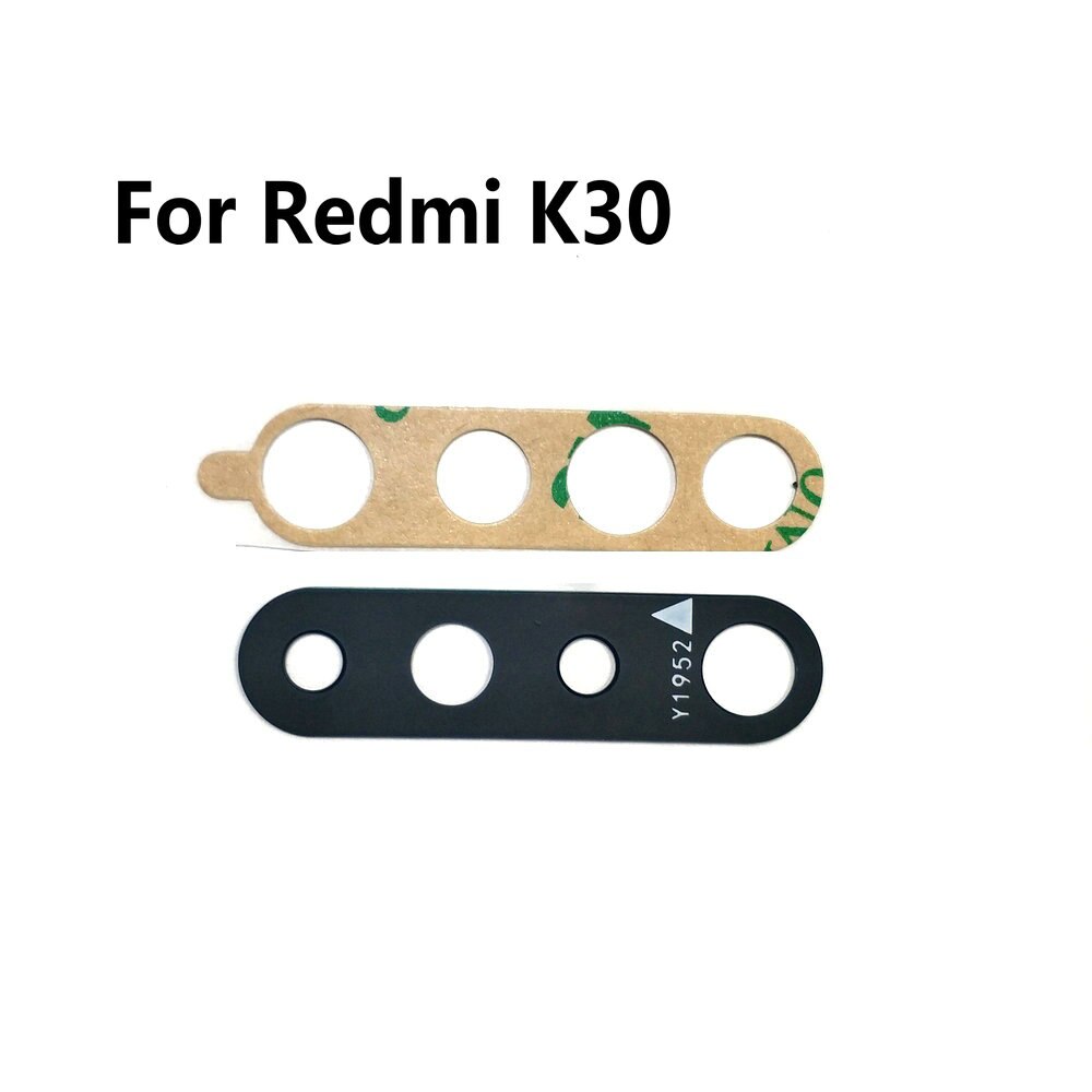 1PCS Neue Kamera Glas Objektiv Zurück Hinten Kamera Glas Objektiv mit Kleber Ersatz für Xiaomi Redmi 6A 6 6pro 7A 8A K30 S2 telefon: Redmi K30