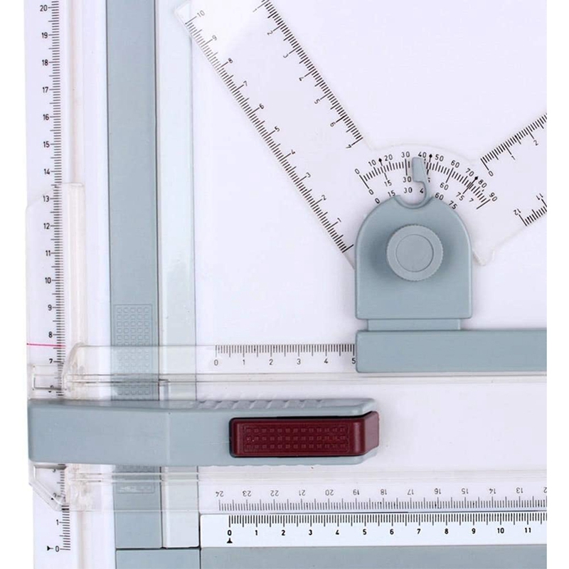 FBIL-A3 Multi-Function Drawing Board Tools Drawing Board Adjustable Parallel With Clear Rule Graphics Angle Measurement