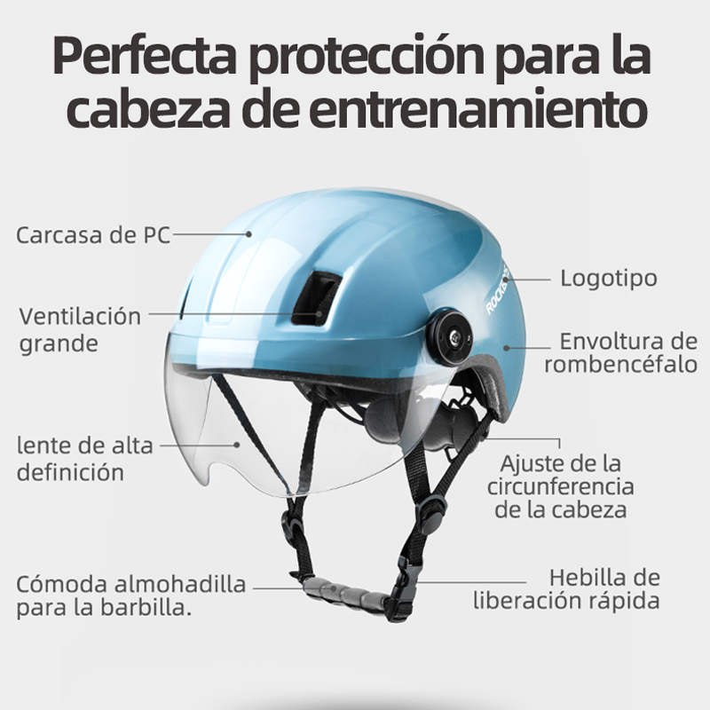 Rockbros Elektrische Fiets Helm Mannen Vrouwen Mtb Racefiets Helm Met Bril Motercycle Veiligheid Helm Bescherming Fietshelm