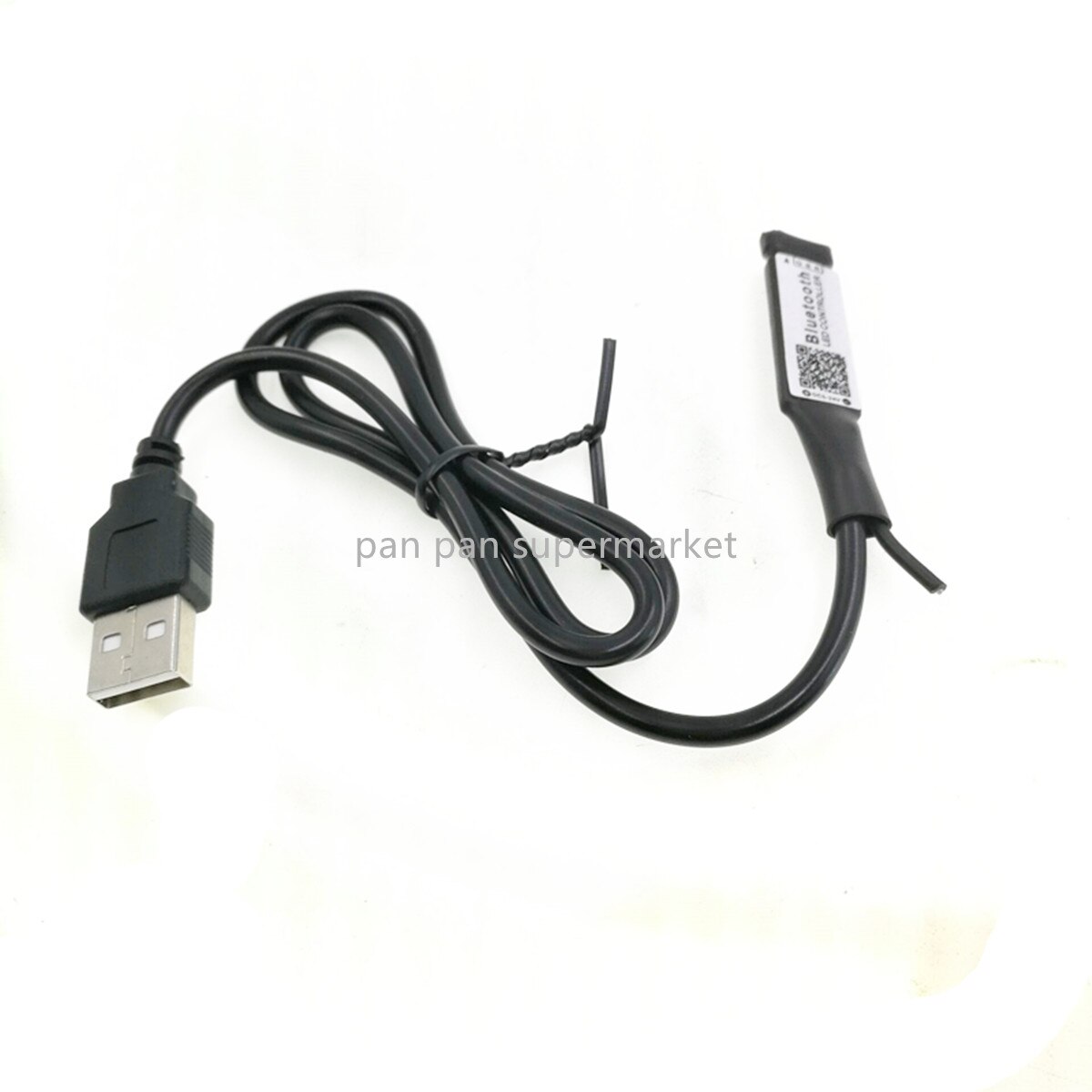Mini controlador USB Bluetooth 5V LED RGB 6A 3 vías 4P hembra controlador de interfaz de tira de luz para tira de luz LED