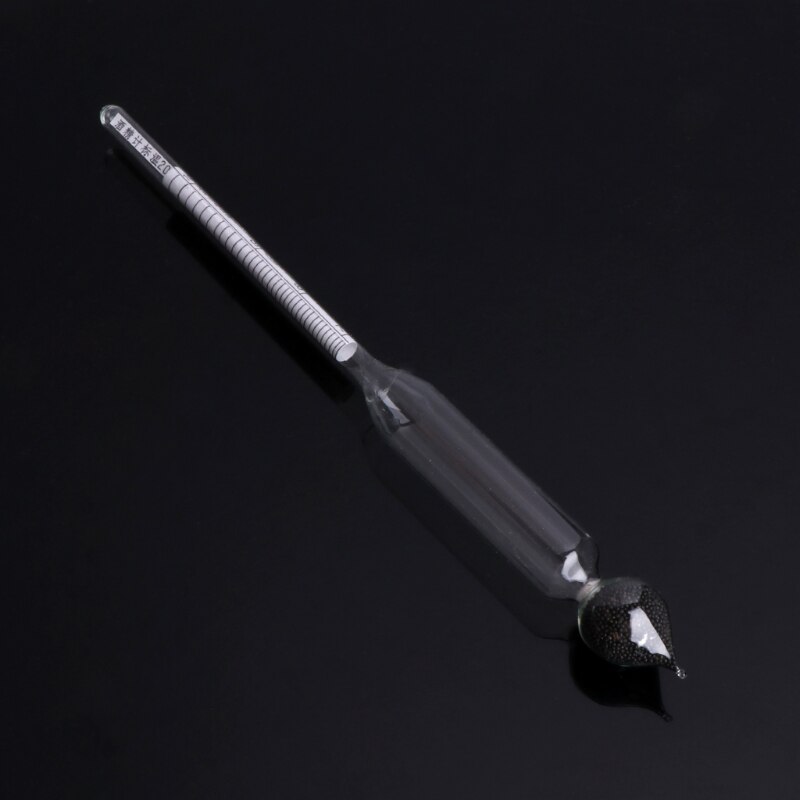 3 Pcs 0-100% Hydrometer Alcoholmeter Tester Set Alcohol Meter + Thermometer