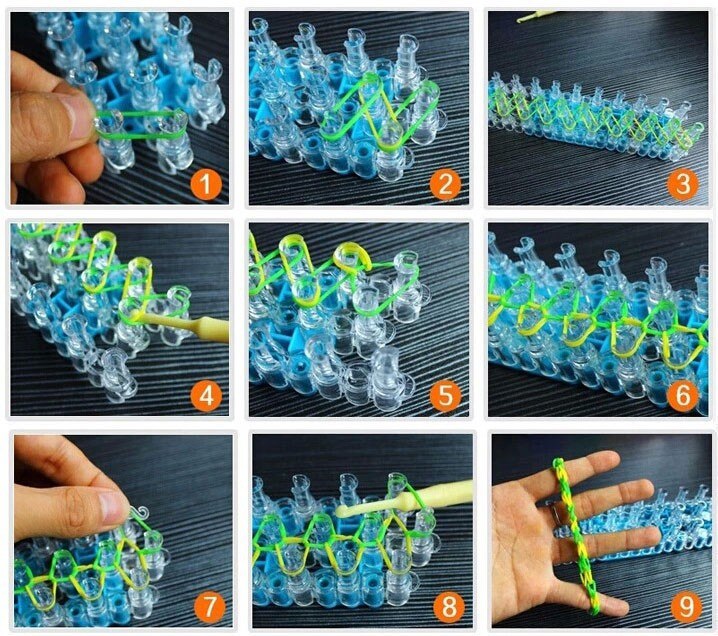 Loom Elastiekjes Armband Rubber Loom Bands Maken Geweven Vetersluiting Armband Diy Speelgoed Cadeau Voor Kinderen Of Haar