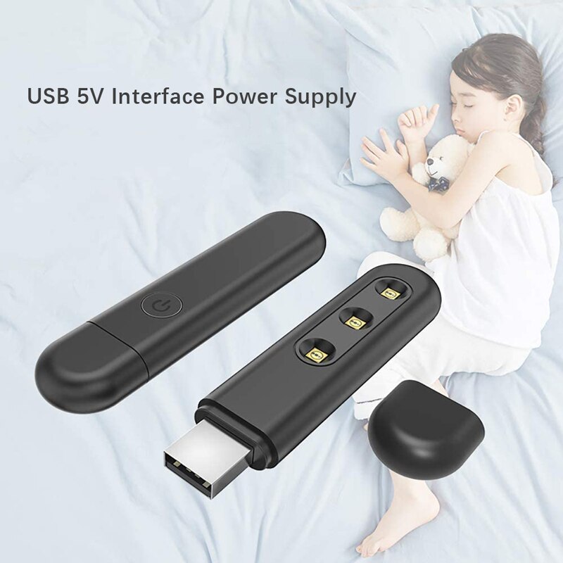 mini sterilizzatore UVC portatile portatile USB lampada germicida ultravioletta UVC e ozono doppia sterilizzazione rimuovere acaro uccidere i batteri