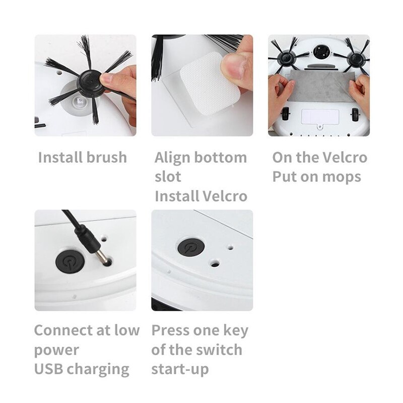 Four in One ing Robot Multifunction Automatic Household Cleaner ligent Robot ing Robots