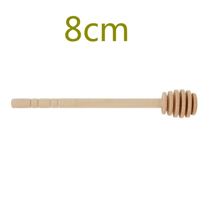 Wysokiej jakości mieszadło miodu 8/16cm mieszanie długa rączka łyżka robić słoika praktyczne drewno robić krojenia narzędzia kuchenne miód długi kij dostaw: 1 szt 8cm