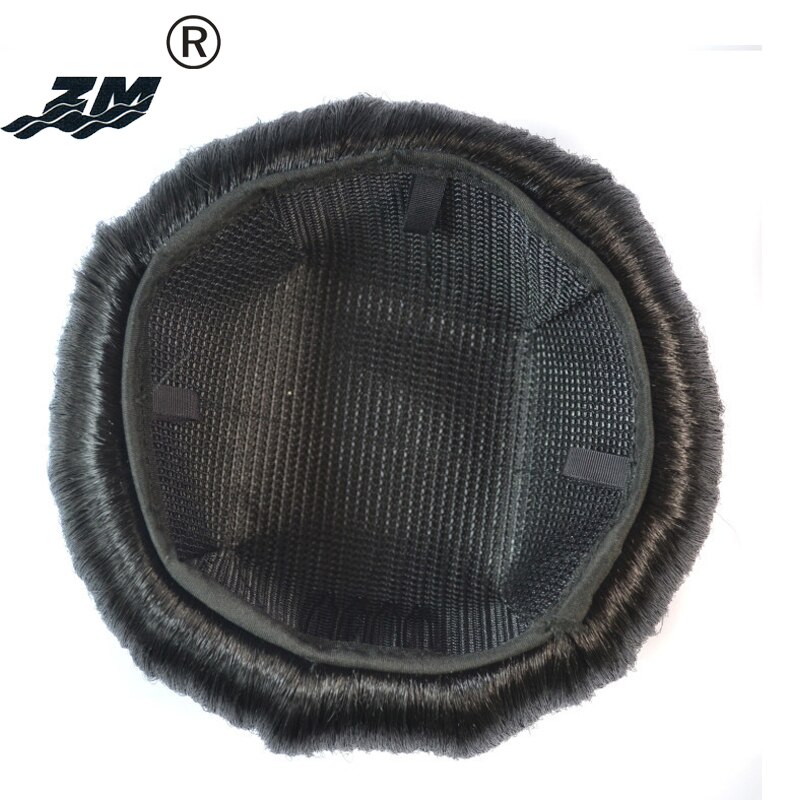 Zm accesorios para moño de pelo negro Donut sintético Chingon postizos de rodillo fibra de alta temperatura para la cabeza de las mujeres