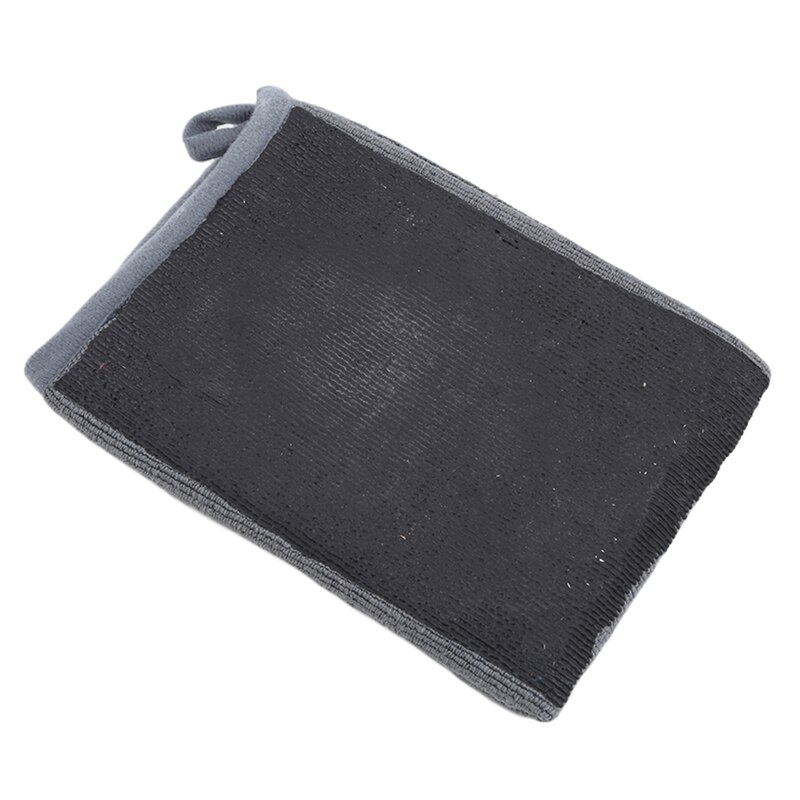 Barra de arcilla mágica para lavado de coches, manopla, paño de arcilla para el cuidado de limpieza del coche, toalla de microfibra con esponja, paño de arcilla: grey