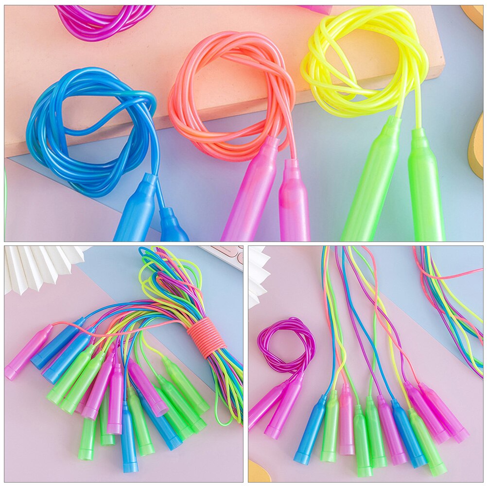 24 pieces sports fitness jump rope skipping rope fitness jump rope for indoor use
