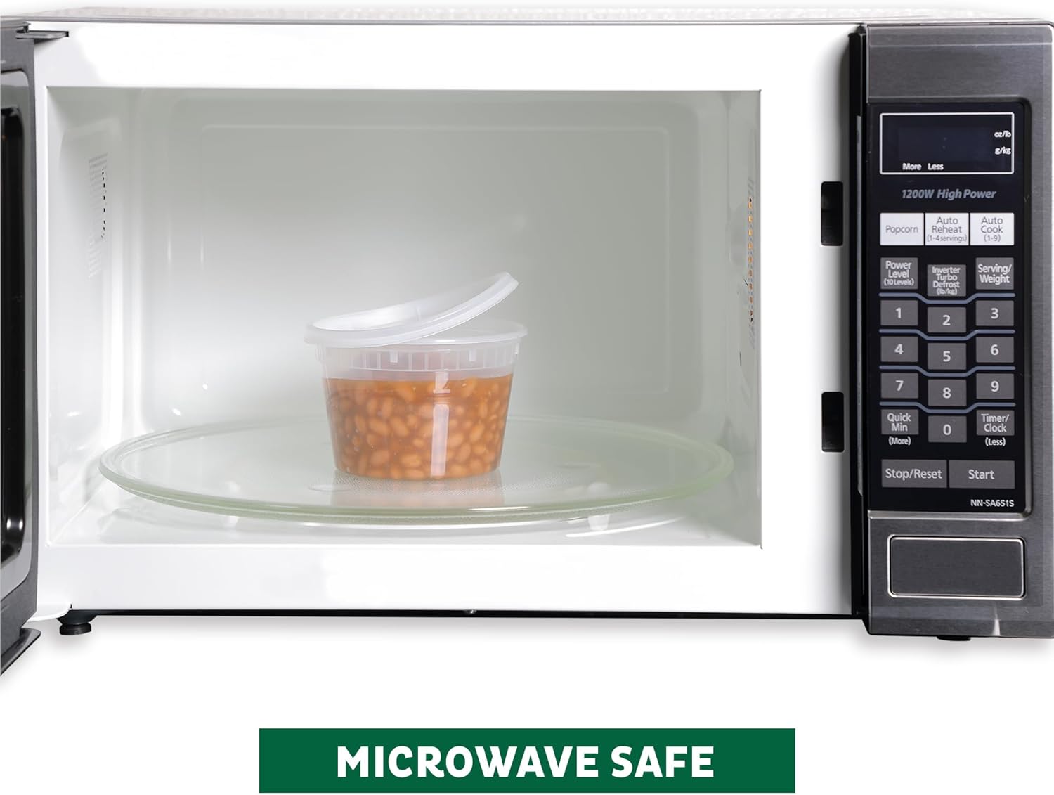 Freshware Food Storage Containers Plastic Deli Containers with Lids Soup Meal Prep Containers BPA Free Stackable Leakproof