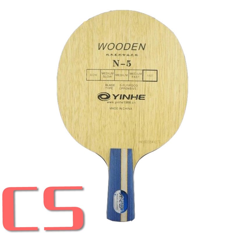 Yinhe-Hoja de tenis de mesa para raqueta de ping pong, N5, N5S, N-5, de madera, N 5 Attack, con bucle: N5 CS