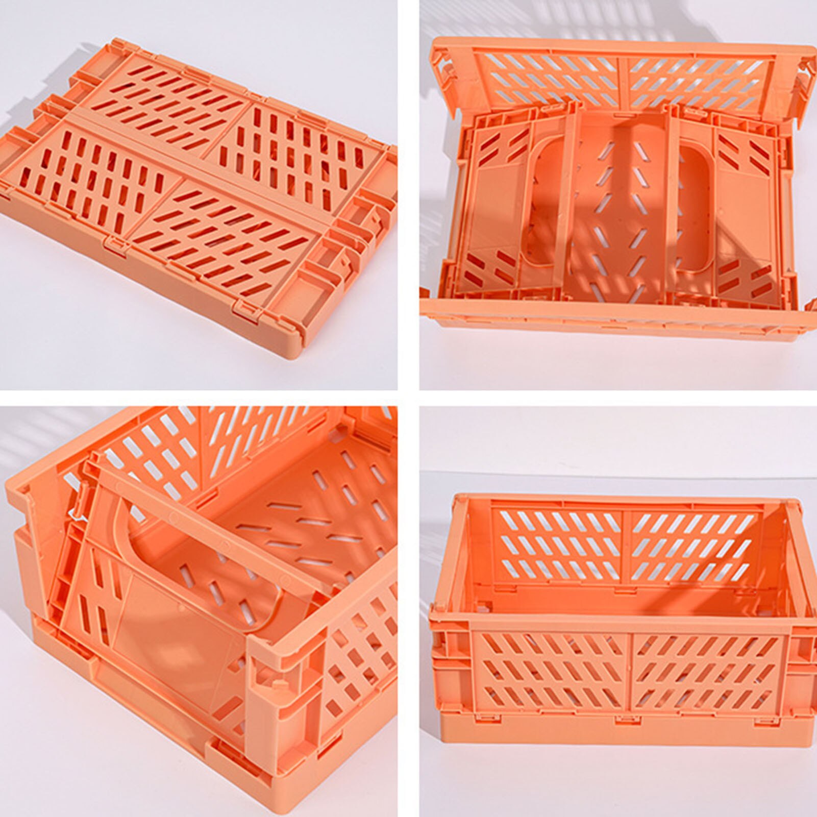 Cesta de almacenamiento creativa para libros, cesta plegable de gran capacidad, de Color sólido, para almacén de cocina