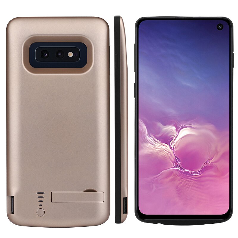 5000 mAh Batterij Case Voor Samsung Galaxy S10E S10e Power Cover Voor Samsung Galaxy S10E S10e USB Charger Capa Fundas voor Android: Goud