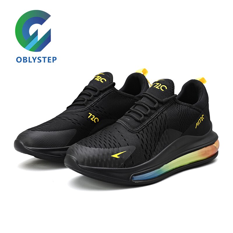 OBLYSTEP-zapatillas de deporte Air Cushion para hombre, Tenis informales de malla transpirable, para caminar, Max 720