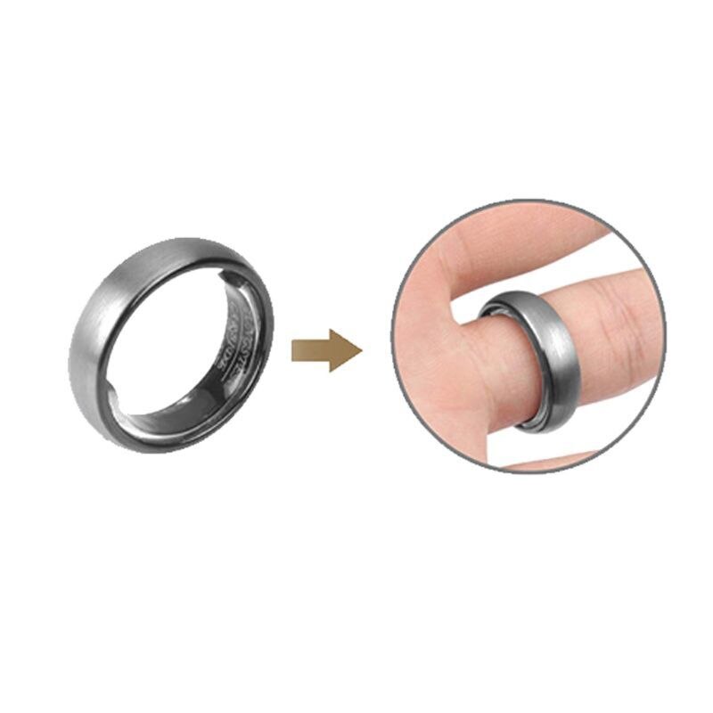 10 Pack 6 Größen Unsichtbare Ring Größe Erzähler für verlieren Ringe Schmuck Schutz Abstandshalter Monteur Ringe Sizer Schlüssel Werkzeuge