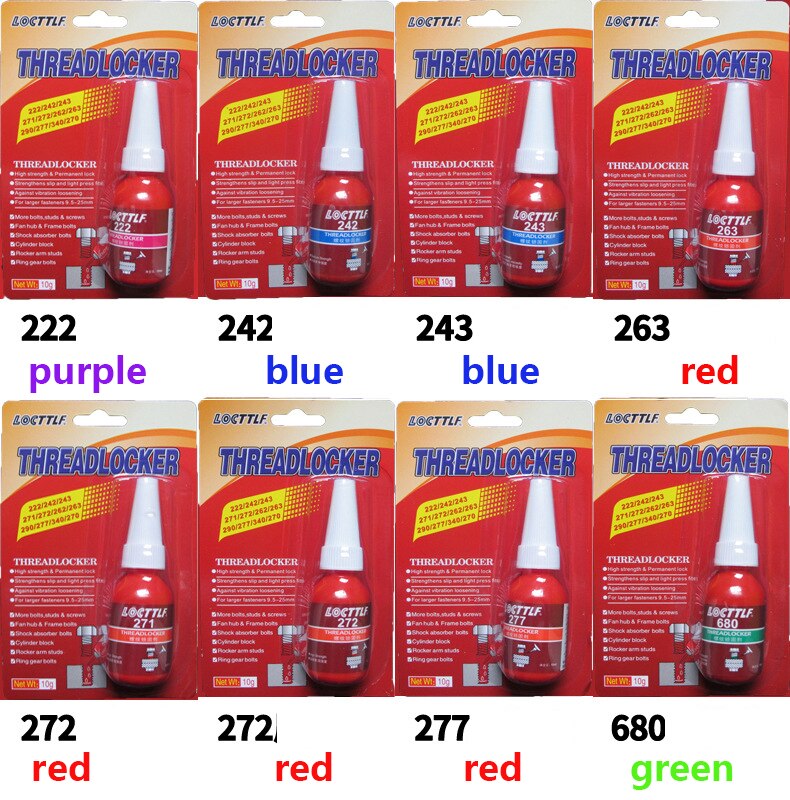 Thread Glue High Strength Threadlocker Anaerobic Adhesive Glue Sealant Glue Screw Anti-loosening Glue Screw Glue metal thread10g
