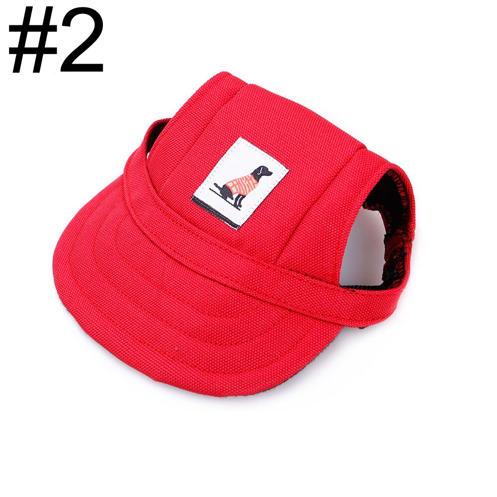 1 stk pet hund baseball kasket sport kasket hat - udendørs hat solbeskyttelse sommer vinter kasket til små mellemstore hunde hvalpe: 2 / M