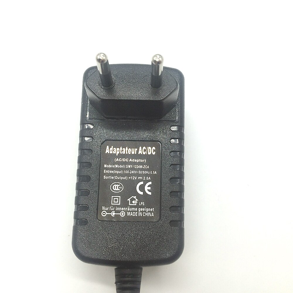 OwlCat EU Standard Power Plug AC/DC AC100-240V European Power Supply 12V2A for cctv Camera LED lamp