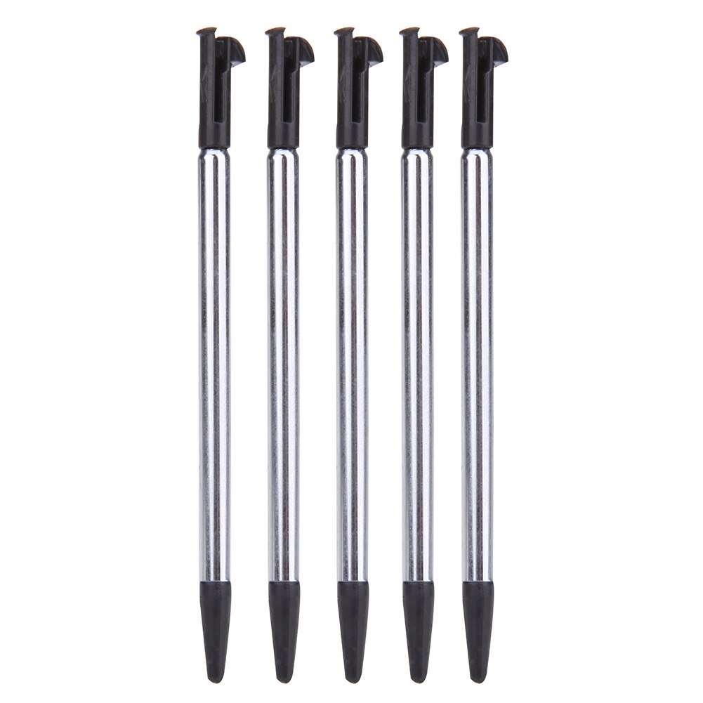 5 Stks/partij Intrekbare Touch Screen Stylus Pen Draagbare Metalen Telescopische Pen Voor Nintendo 3DS Nds/Ndsi/Ndsi Xl/3DS Xl
