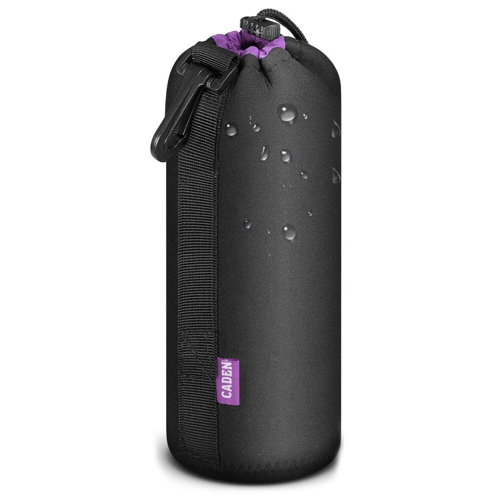 Kamera linsfodral videofoto dslr linspåse tjocklek mjuk neopren dslr linsficka för canon nikon sony pentax lins