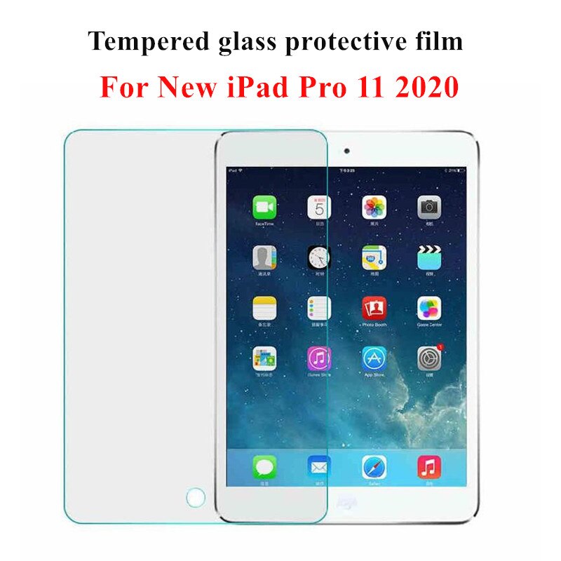 9H Vetro Temperato per iPad 10.2 7th Gen Mini 5 4 3 2 1 air 10.5 Pro 11 HD protezione dello schermo per il Nuovo iPad 2 3 4 5 6 7 8 9.7 pollici: for iPad Pro 11 2020