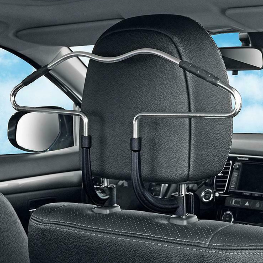 Soporte de gancho de suspensión de acero inoxidable para coche, accesorios para ropa, abrigo, bufanda, manta, chaquetas, colgador de trajes, portador de ropa, A30