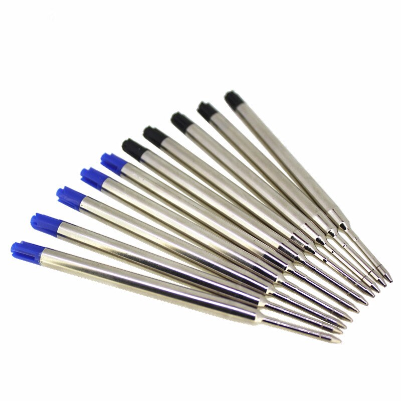 10pcs/Set Ballpoint Pen Refill Smooth Fine 0.7mm Medium Filling Parts For Child Students School Office Writing Tools