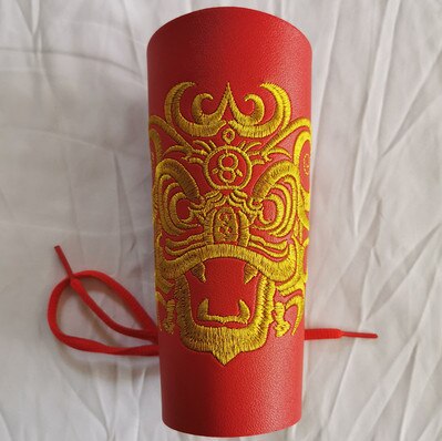 Ancient Hanfu Bracer Men's Hat Flat Top Eaves Hat Chinese Ming Dynasty Cosplay Accessories Hanfu Hat Bracer Armguards For Men: Style P