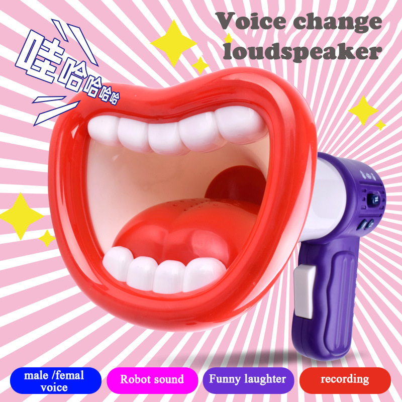 kinderen voice veranderende luidsprekers handheld voice veranderende speakers creatieve grappig speelgoed