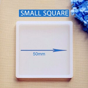 1Pc DIY Clay Plate Mold All-glossy Finish Free Polish Clay Tools Square Round Oblong Rectangle Oval Different Size: Green