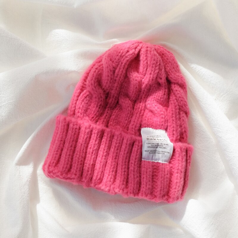 Warm Cashmere Knitted Beanies for Women Winter Hat Soft Cap Brand Ladies Wool Beanie Slouchy Gorras Cotton Hats: A