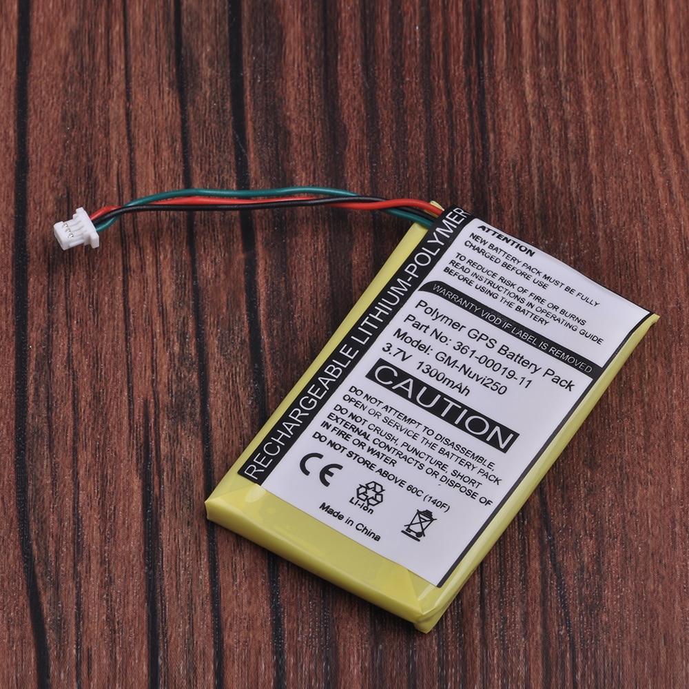 1pcs 1300mAh 3.7V GPS Battery for Garmin Nuvi 200, 200W, 205, 205W 205WT, 250 252w, 265w