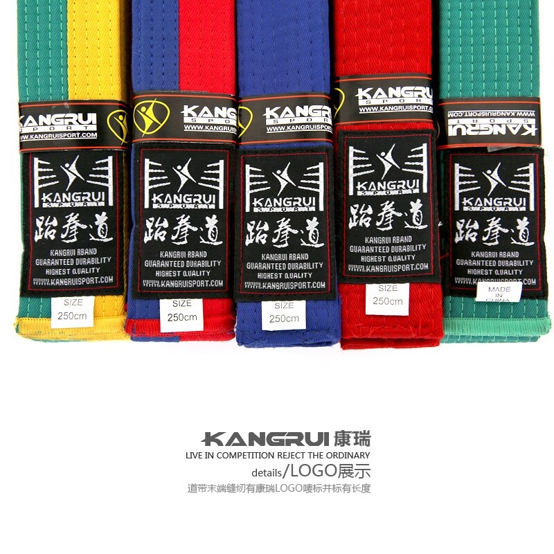 Zehn Ebene Kampfkunst Karate Taekwondo Judo Gürtel, Erwachsene kinder taekwondo gürtel tkd gürtel Kampfkunst Karate Judo gürtel