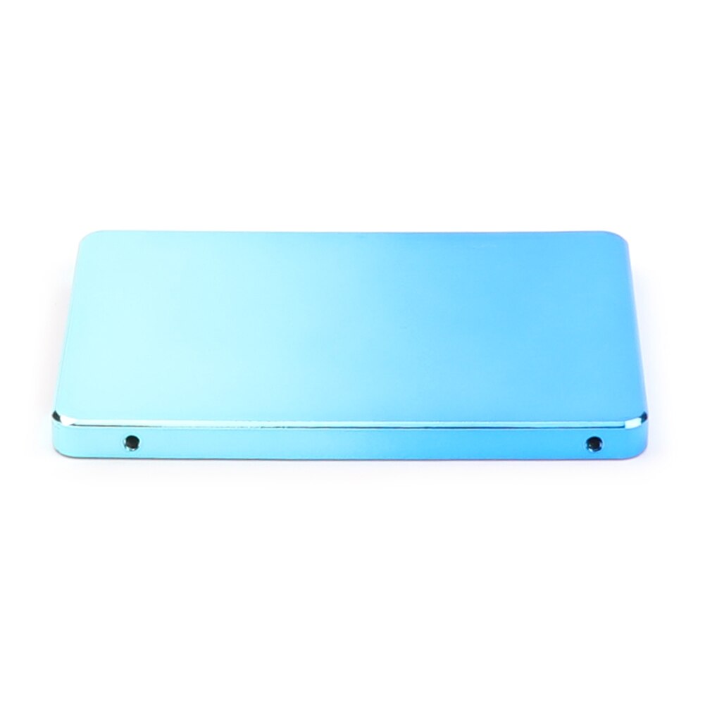 SATA III 2.5 inch Internal SSD Solid State Drive for Computer Gradient Multicolor Cyan HDD Case with USB Cable Pouch: 60GB / Blue