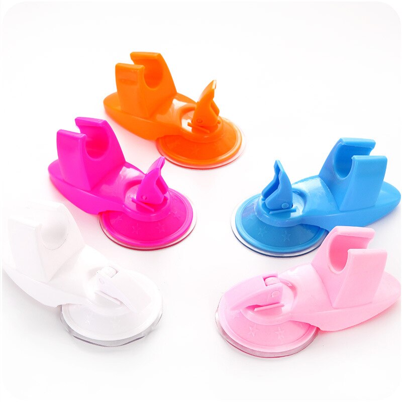Rotation ShowerSeat Chuck Shower Head Holder Rack Attachment Suction Cup Movable Hook Bracket Bathroom Storage Accessories