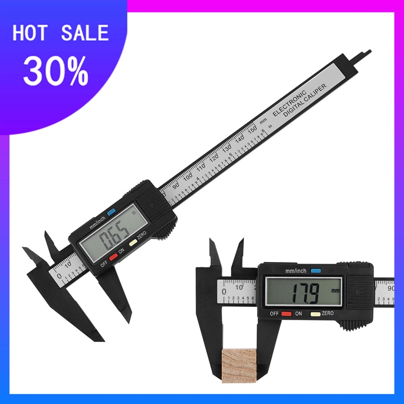 Digital Caliper Plastic Measuring Device Digital Vernier Caliper Stainless Steel Measuring Tool